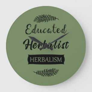 Utbildad herbalist stor klocka