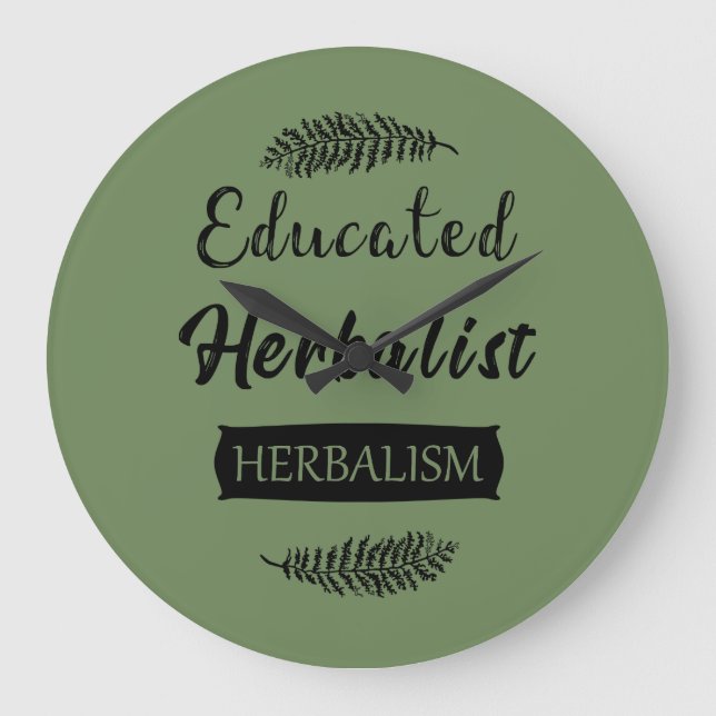 Utbildad herbalist stor klocka (Framsida)