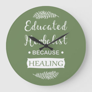 Utbildad herbalist stor klocka