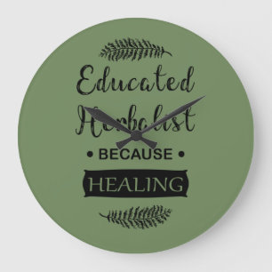 Utbildad herbalist stor klocka