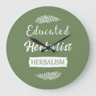 Utbildad herbalist stor klocka
