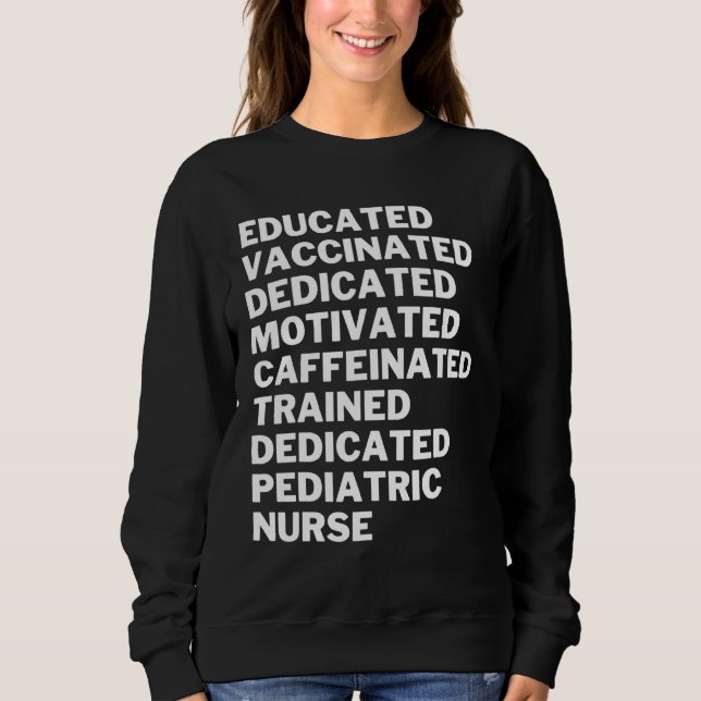 Utbildad vaccinerad koffeinfri särbehandlad Pediat T Shirt (Framsida)