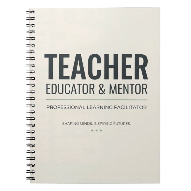 Utbildar- och mentorprofessionalitet  anteckningsbok (Framsidan)