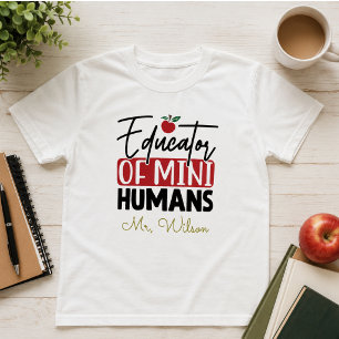 Utbildare av Mini Människor Anteckningsbok – Rolig T Shirt