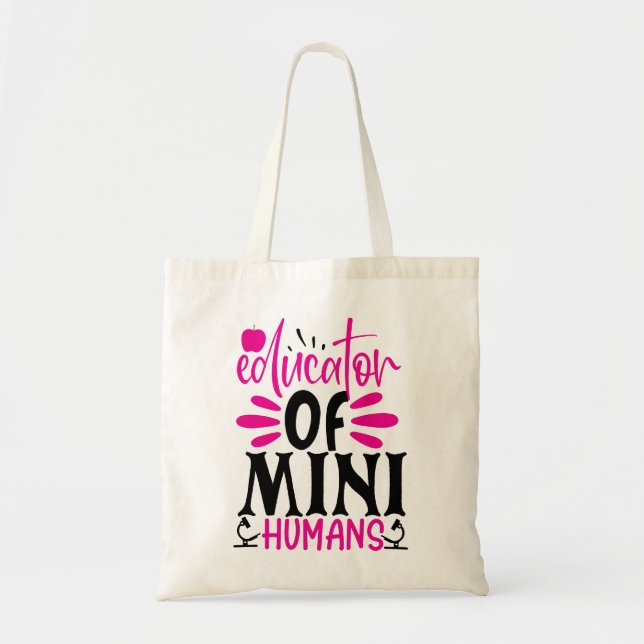 Utbildare av Mini Människor Tygkasse (Framsidan)