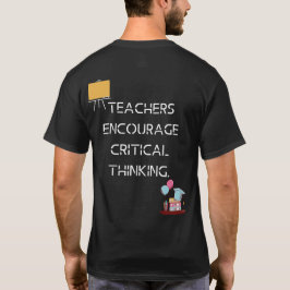 Utbildare genom val, lärare av hjärta t shirt