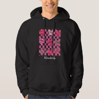 Utbildare Hearts Teach Kärlek Inspire Womens Valen Hoodie