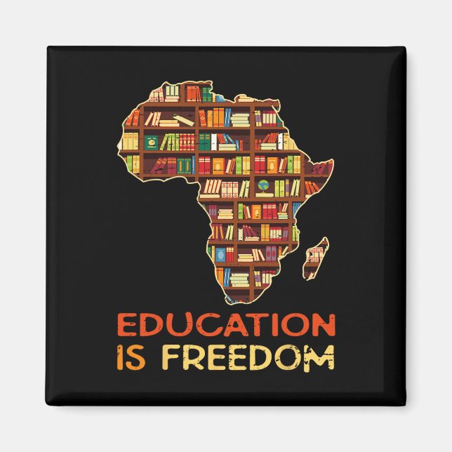 Utbildning är den afrikanska amerikanska frihetshi magnet (Framsidan)