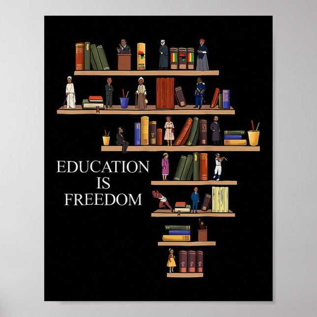Utbildning är den svarta historien i Bok Poster (Framsidan)