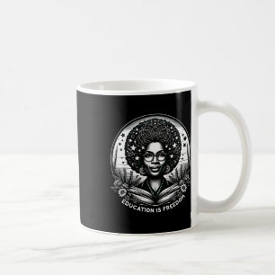 Utbildning är den svarta läraren Bokar Black Kaffemugg