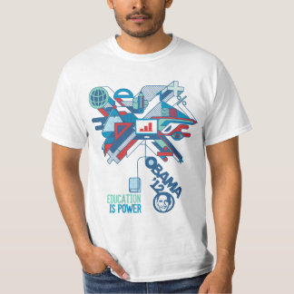 Utbildning är driver den Obama skjortan T-shirt