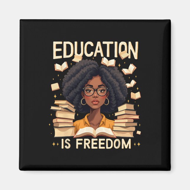 Utbildning är en afrikansk afrikansk teache som är magnet (Framsidan)