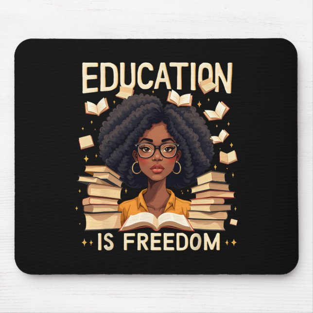 Utbildning är en afrikansk afrikansk teache som är musmatta (Framsidan)
