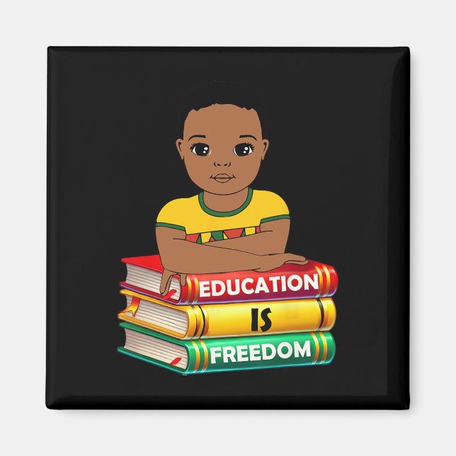 Utbildning är "Freedom Black History" i månaden Af Magnet (Framsidan)