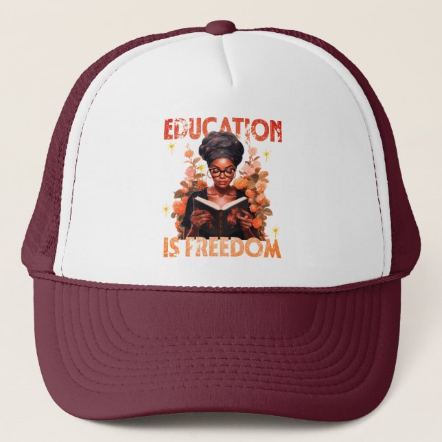 Utbildning är Freedom Teacher Bokar Black History Keps (Framsida)