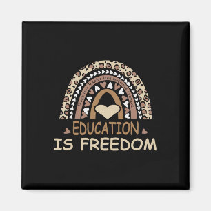 Utbildning Är Frihet Afroamerikansk Svart Histor Magnet