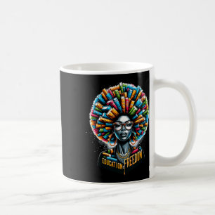 Utbildning Är Frihet Svarta Historikens Månad Lära Kaffemugg