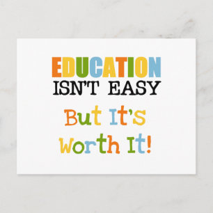 Utbildning är värt det vykort