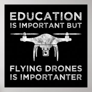 Utbildning är viktigt att flyga runt i drakar, vik poster