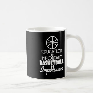 Utbildning är viktigt för basketboll kaffemugg
