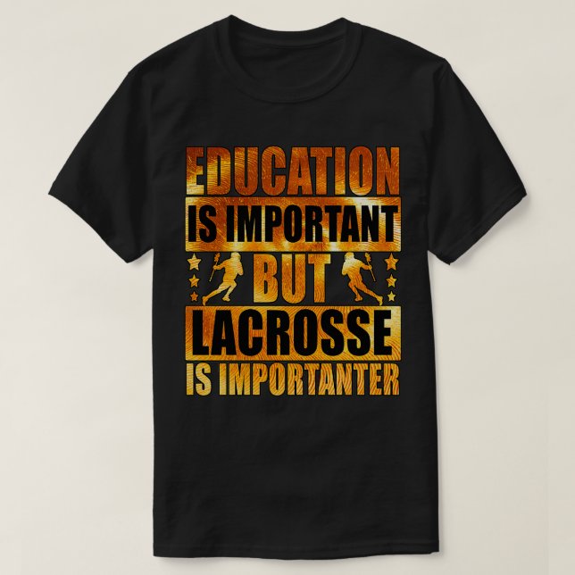 Utbildning är viktigt, men akrossen är viktig t shirt (Design framsida)