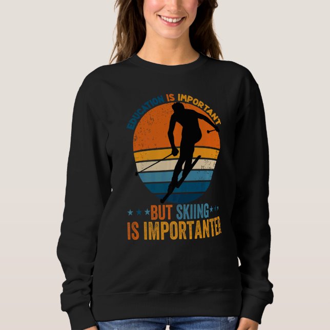 Utbildning är viktigt, men att hoppa över är vikti t shirt (Framsida)