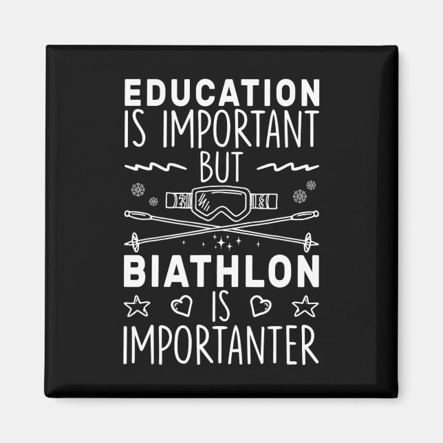 Utbildning är viktigt, men biatlon är viktigt magnet (Framsidan)