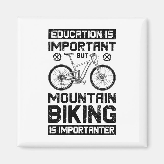 Utbildning är viktigt men mountainbike är vik magnet (Framsidan)