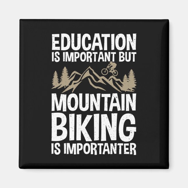 Utbildning är viktigt men mountainbike är vik magnet (Framsidan)