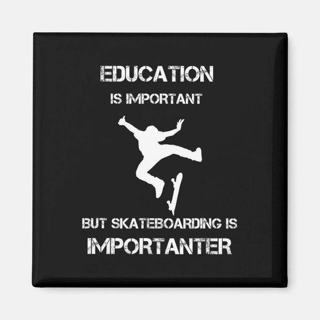 Utbildning är viktigt men skateboard är import magnet (Framsidan)