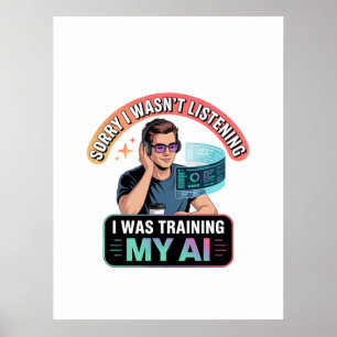 Utbildning av min AI-funna artificiella intelligen Poster