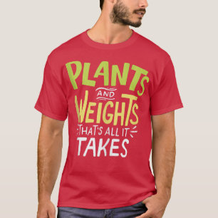 Utbildning av Vegan Vegetarian Weightlifter Workou T Shirt