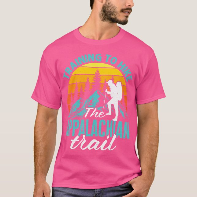 Utbildning för att dölja Appalachian Trail Mountai T Shirt (Framsida)
