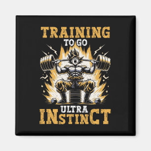 Utbildning för att gå till Ultra Instinct Gym Weig Magnet