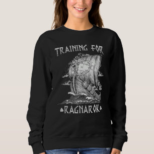 Utbildning för Ragnarok I Valhalla Viking T Shirt