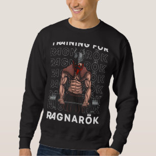 Utbildning för Ragnarok Vikings Fitness Gym Norse Lång Ärmad Tröja