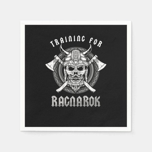Utbildning för Ragnarok Vikings Norse Mythology My Pappersservett (Framsidan)