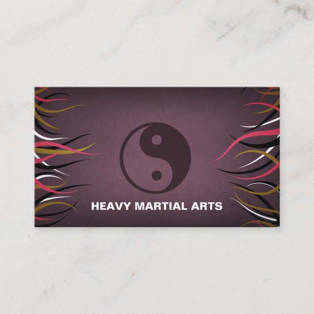 Utbildning för studio för tentakelHall kampsportar Visitkort (Framsida)