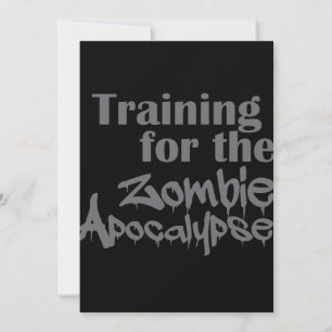 Utbildning för Zombie Apocalypse Funny