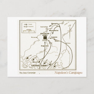 Utbildning, historia, Napoleon, Jena Kampanj Vykort