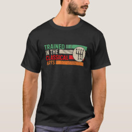 Utbildning i manuell överföring av klassiska konst t shirt