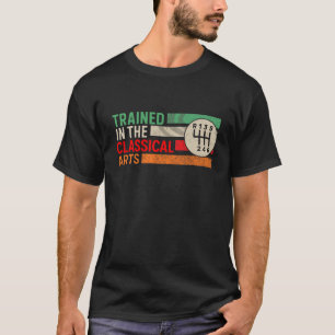 Utbildning i manuell överföring av klassiska konst t shirt