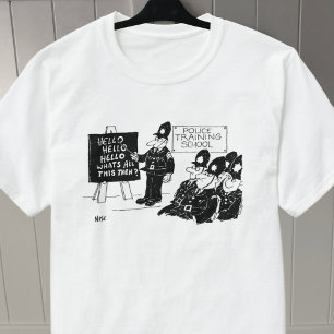 Utbildning i polis t shirt