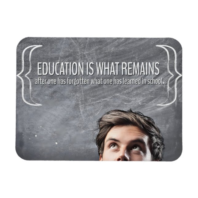 "Utbildning" inspirationsoffert flexibel Magnet (Horisontell)