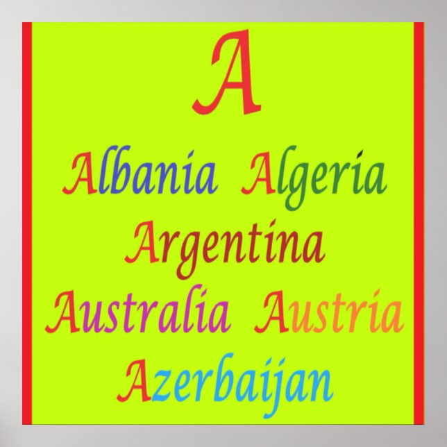 Utbildning Lärande design i blandade färger ord Poster (Framsidan)