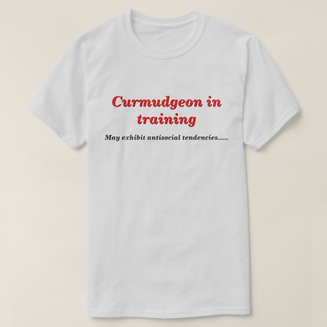 Utbildning med antisociala tendenser t shirt (Design framsida)