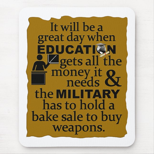 Utbildning mousepad musmatta (Framsidan)