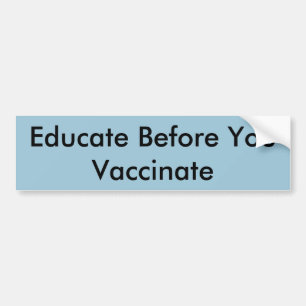 Utbildning och Vaccinationbildekal Bildekal