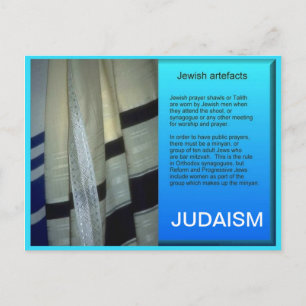 Utbildning, religion, judendom, judiska artefakter vykort