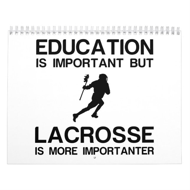 UTBILDNING VIKTIG LACROSSE VIKTIGARE KALENDER (Omslag)